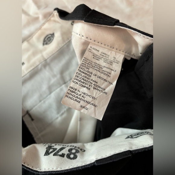 Dickies 874 in Black 30x32 - Picture 3 of 4